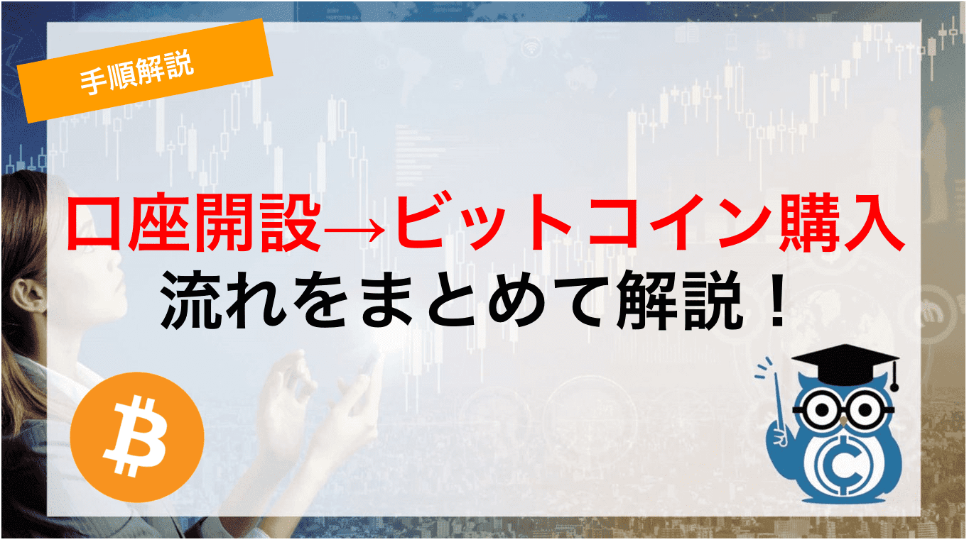 口座開設→ビットコイン購入。流れをまとめて解説!