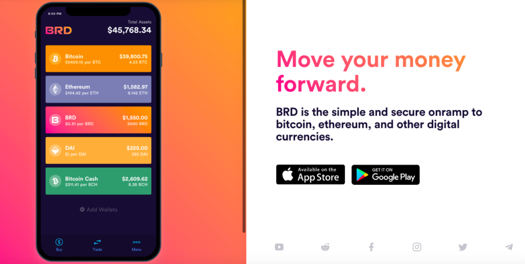 BRD(旧Breadwallet )　画像