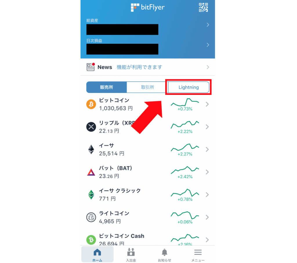 bitFlyer(ビットフライヤー) Lightning