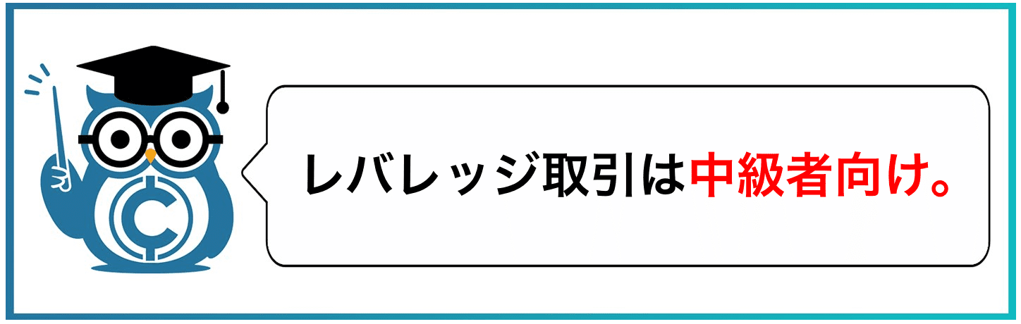 レバレッジ取引は中級者向け