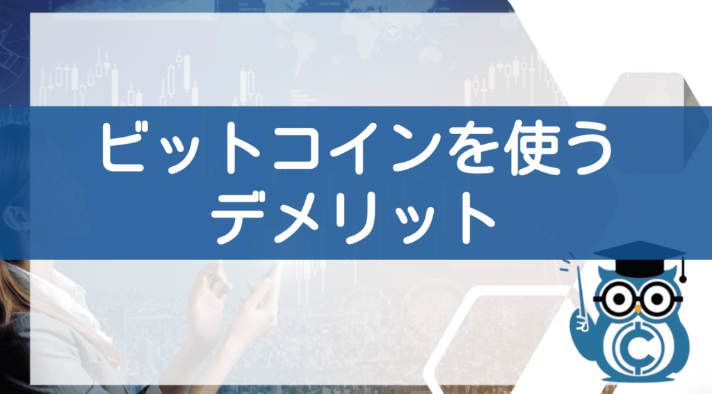ビットコインの使い方⑦デメリット