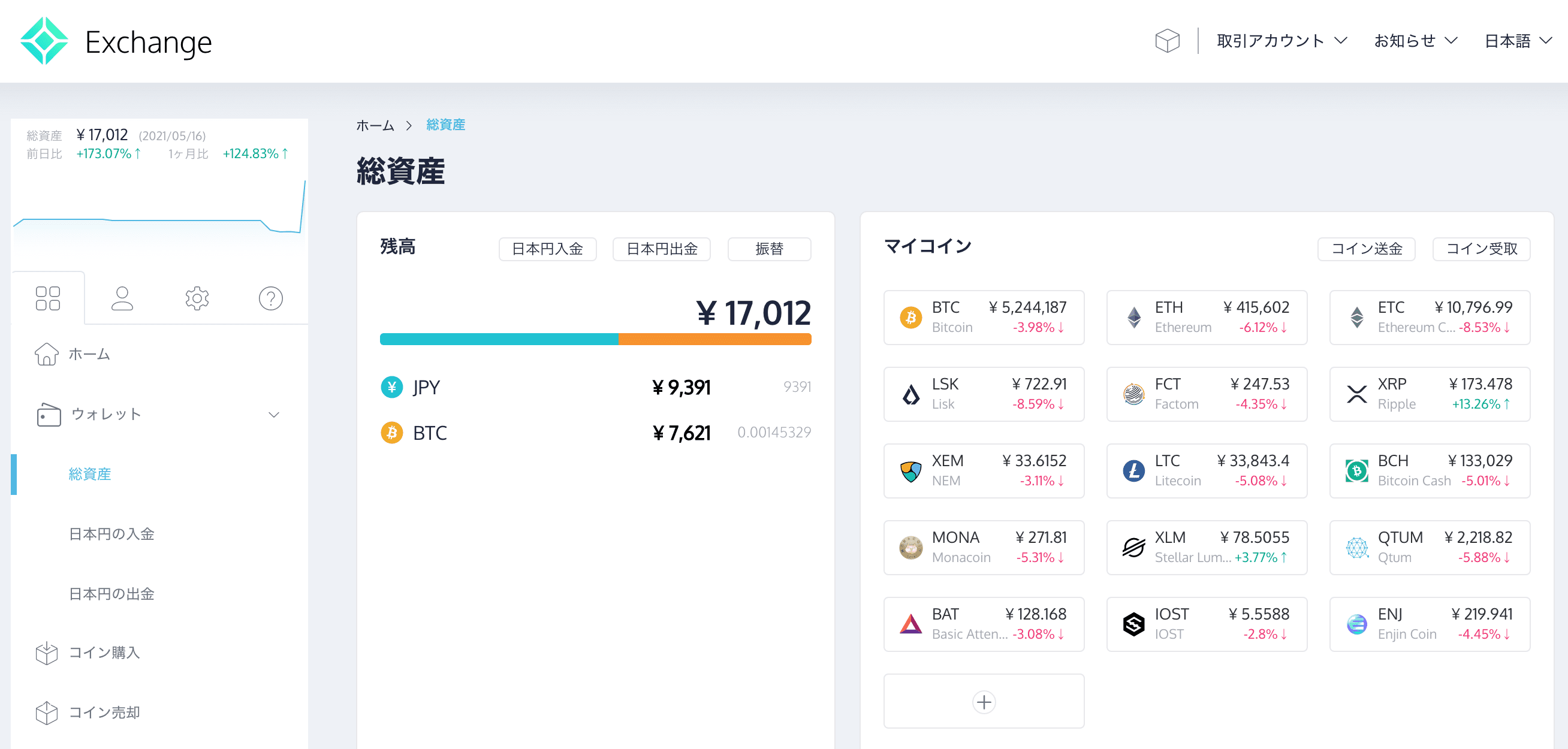 コインチェックPC 販売所3