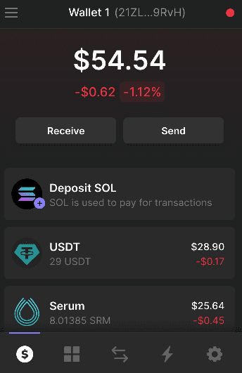 phantomに資金を入れるやり方4