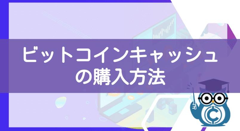 仮想通貨ビットコインキャッシュ(BCH)の購入方法