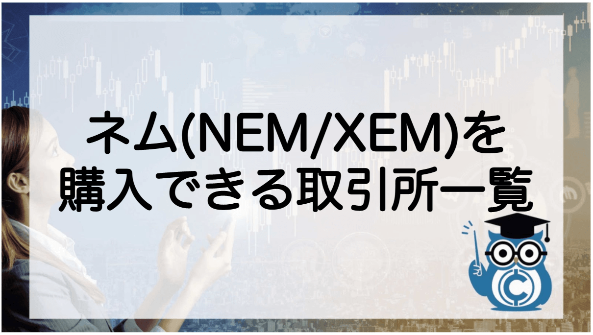 ネム(NEM/XEM) 購入 取引所