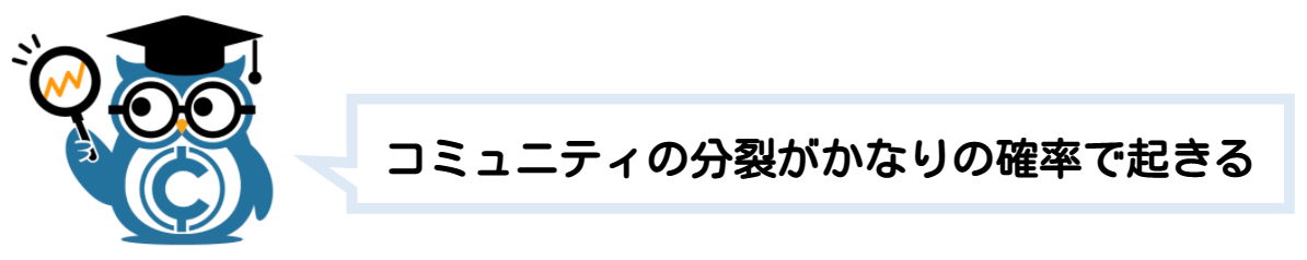 ブロックチェーン 分岐(フォーク)ハードフォーク・ソフトフォーク
