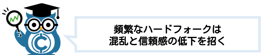 ブロックチェーン 分岐(フォーク)ハードフォーク・ソフトフォーク