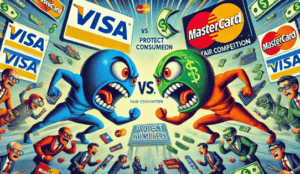 VisaとMastercardが競争阻止で8000万ドルを費やす