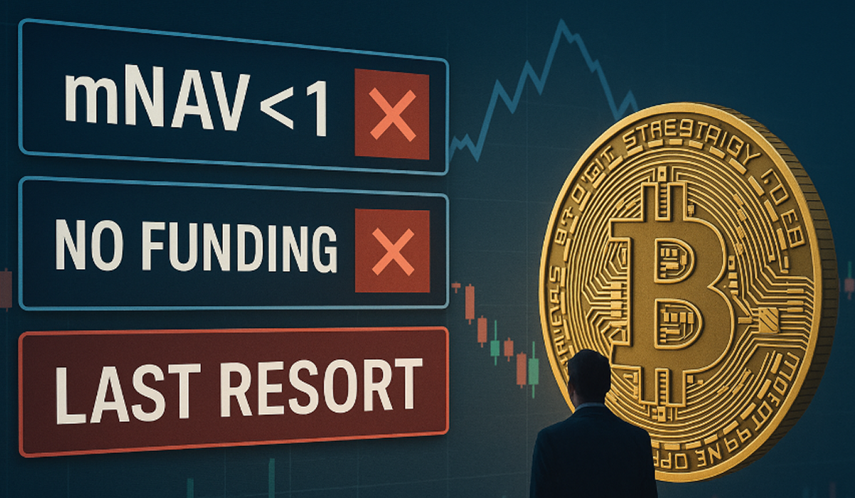 mNAV1倍割れに備え、ビットコイン売却条件をストラテジー社が初公開 – CoinPartner(コインパートナー)