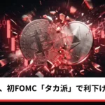 ビットコイン・イーサリアム・リップル反落｜ウォーシュ氏、初FOMC「タカ派」で利下げ期待が後退