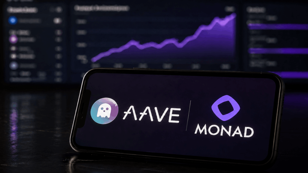 DeFi大手のAaveの新市場「Monad」、開始2日で預金1億ドル突破