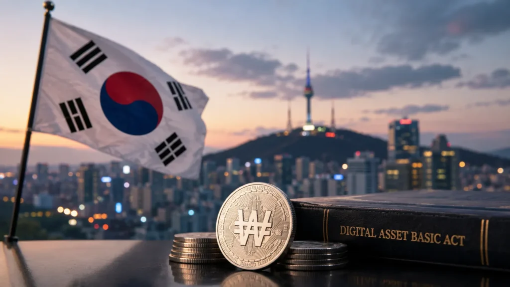 韓国、年内のデジタル資産基本法制定を推進｜ウォン建てステーブルコイン制度化へ