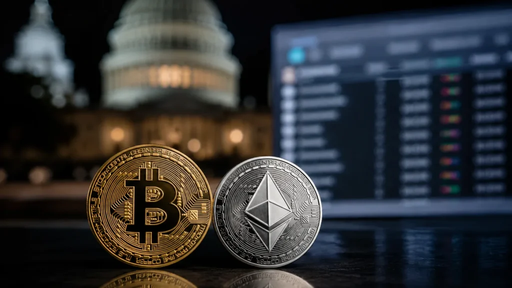 米政府関連ウォレット、約460億円相当のビットコイン・イーサリアムをコインベースへ移動