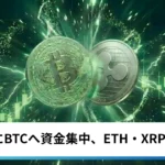 ビットコイン、イーサリアム・リップル軟調｜雇用統計待ちで仮想通貨は様子見
