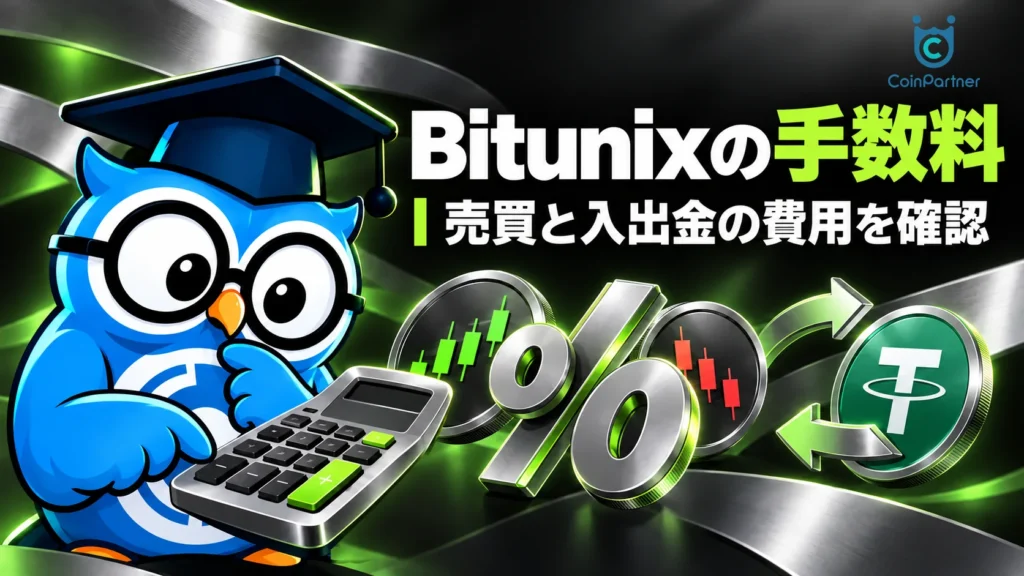 Bitunixの手数料一覧(2026年10月時点)